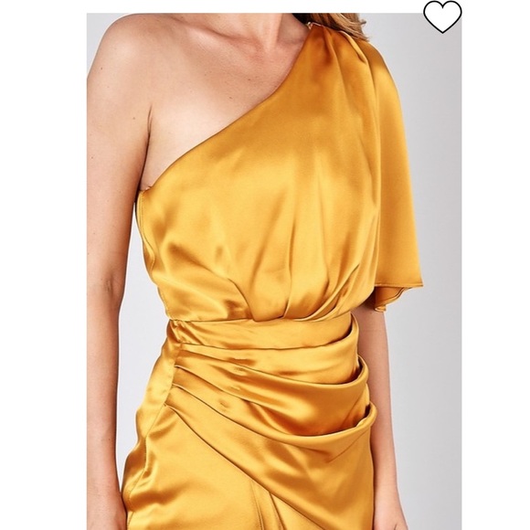 DO+BE Dresses & Skirts - Do & Be SATIN ONE SHOULDER DRESS